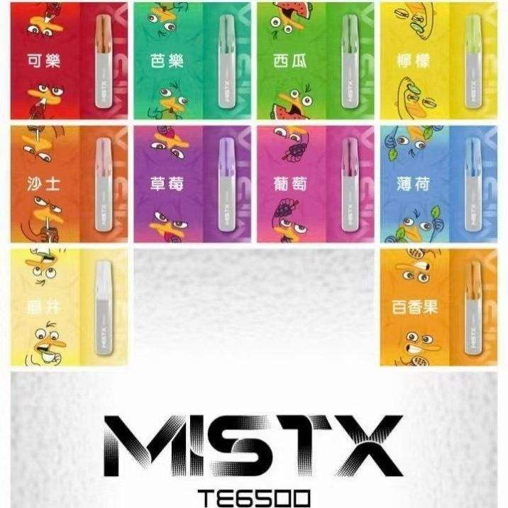 MIST X 鴨嘴獸6500口拋棄式電子煙 MIST X 鴨嘴獸6500口拋棄式電子煙