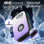 ICE Freeze 拋棄式電子煙 | 一次性10000口 · 四檔涼度調節 · 台灣現貨